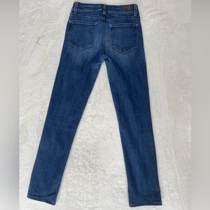 Paige Denim Women's Skyline size 24 Skinny Jeans Blue Dark Wash Ankle. So Soft!